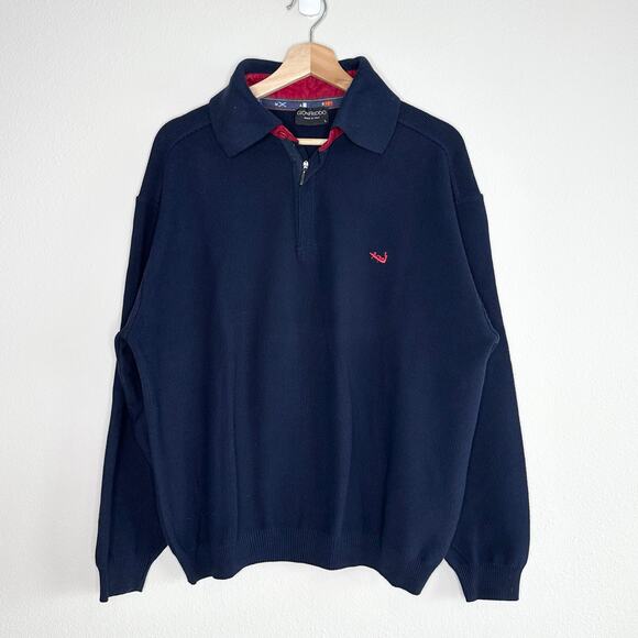Gionfriddo Waffle Knit Men’s Polo Sweater Size Large - Picture 1 of 4